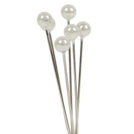 White Round Head Pearl Pins Weddings & Buttonholes