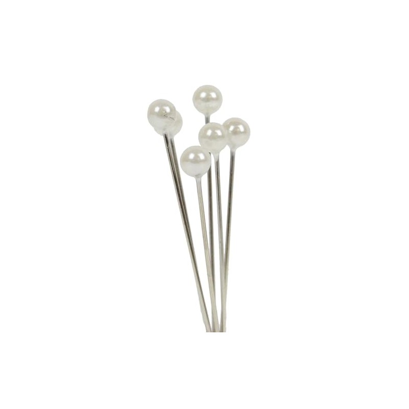White Round Head Pearl Pins Weddings & Buttonholes
