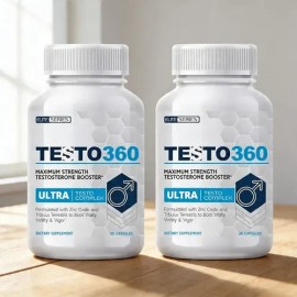 Suplemanto Alimenticio Testo360 Ultra Testoterona Sfn 2 Pack                                                                                          