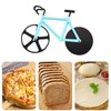 Pizza Cutter, Bicycle Pizza Cutter Wheels Dual Stainless Steel Super