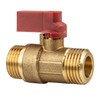 tecuro Mini Ball Valve on Both Sides Male Thread G