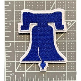 Unbranded Philadelphia Liberty Bell Phillies 3in Embroidered Iron-on Patch