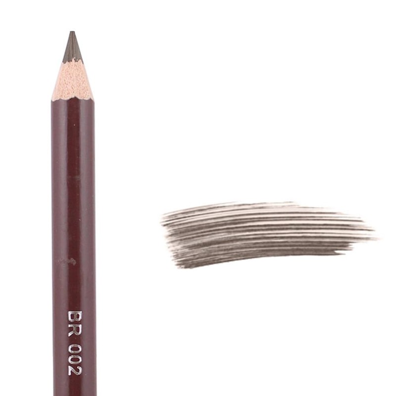SOLUSTRE 2pcs Pencil with Brow Brush Long-Lasting Deeply Pigmented Leopard
