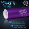 Solutions 60" x 120" Inch Purple Satin Matte Chrome Metallic