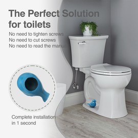 2pcs Toilet Bolt Caps, Tall Toilet Bolt Covers Decorative, Bird Replacement Toilet Screw Cover Caps, No Need to Cut The Bolt and No Tools Required - Universal Fit