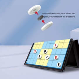 shenhailan Magnetic Board Game Educational Toys for Beginner Boys Girls Kids Adults Gifts (Sudoku, 6619)