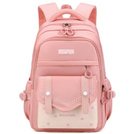Amythe School Backpack Girls Teenagers 2025 School Bag Large High School Backpack School Bag Casual Travel 30L-8695, pink