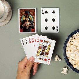 Day of The Dead, Man and Candle (52 Playing Cards, Poker Size Card Deck with Jokers)