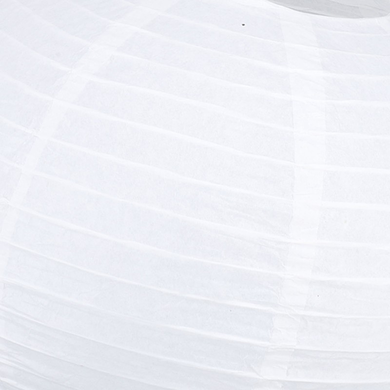White Round Paper Lantern Light Decorative Soft Light Easy to