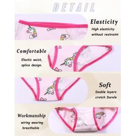 Sladatona Girls Soft Kids Starfish Briefs Comfortable Panites Toddler Undies 12years