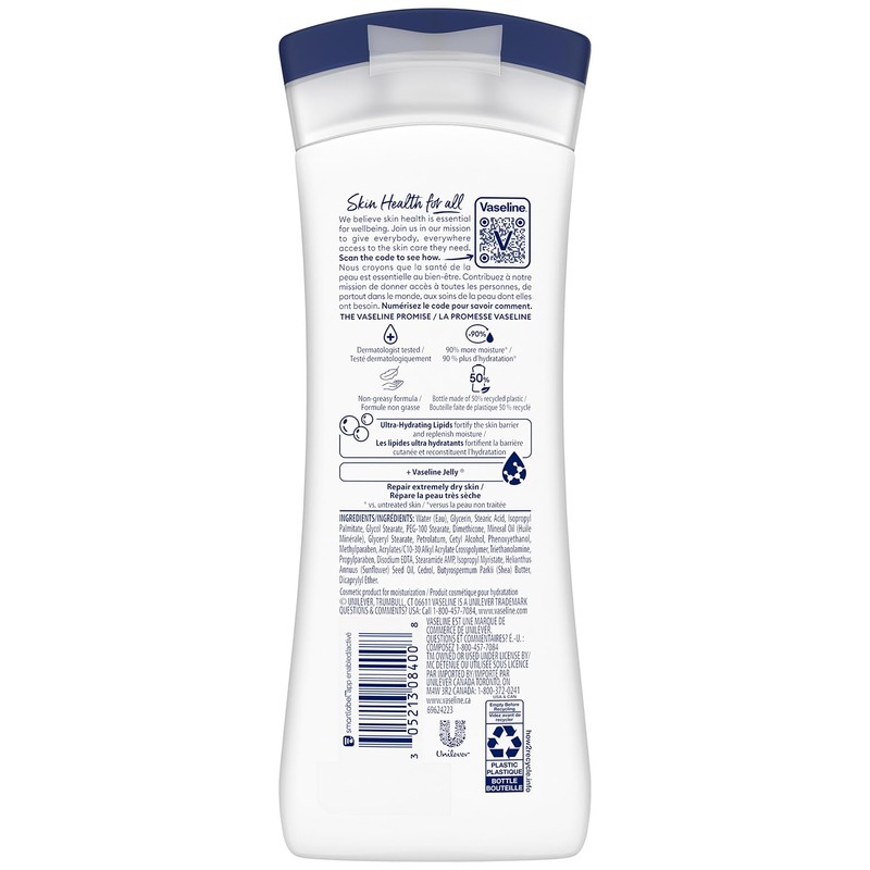 Vaseline Intensive Care Advanced Repair Fragrance Free Body Lotion 2-Pack