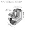 uxcell 1Pcs 90 Degree 3-Way Elbow Pipe Fitting Connector, Fit