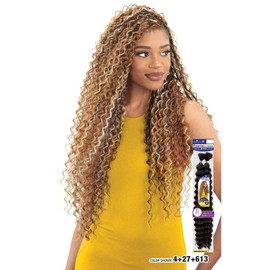 Shake N Go Freetress Synthetic Braid - Boho Deep Bulk 22" (GREY)