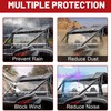 StarknightMT RZR Rear Windshield Vented Window Compatible with Polaris 2024+