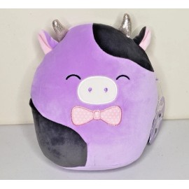 Squishmallows Squishmallow 8” ALEXIE the PURPLE EASTER COW NWT VERY RARE BRAND NEW