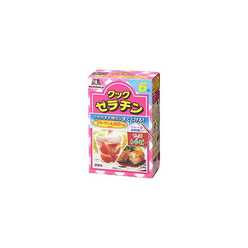 Morinaga Cook Gelatin 0.2 oz (5 g) x 6 Bags
