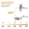 Chibery 30 Pack 9/16" Overlay 4D Concealed Hinges for Face