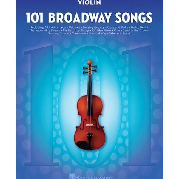 101 Broadway Songs for Violin