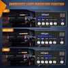 Nilight 144LED Traffic Advisor Strobe Light Bar with Controller Amber