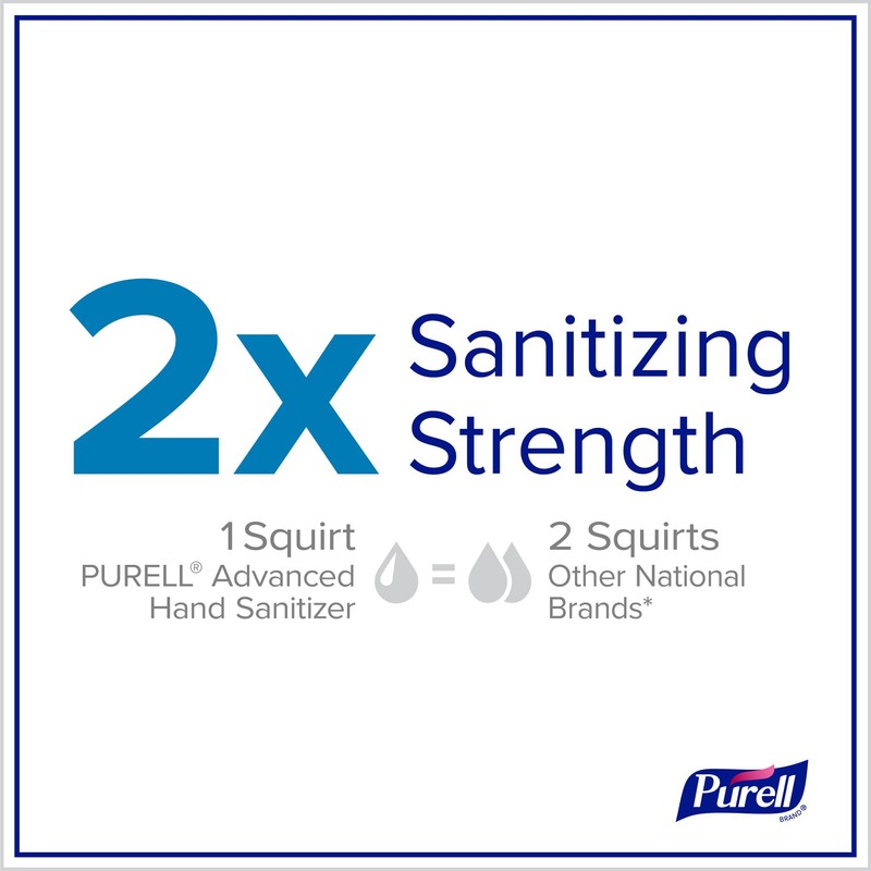 PURELL Advanced Hand Sanitizer Soothing Gel, Fresh Scent, 12 fl