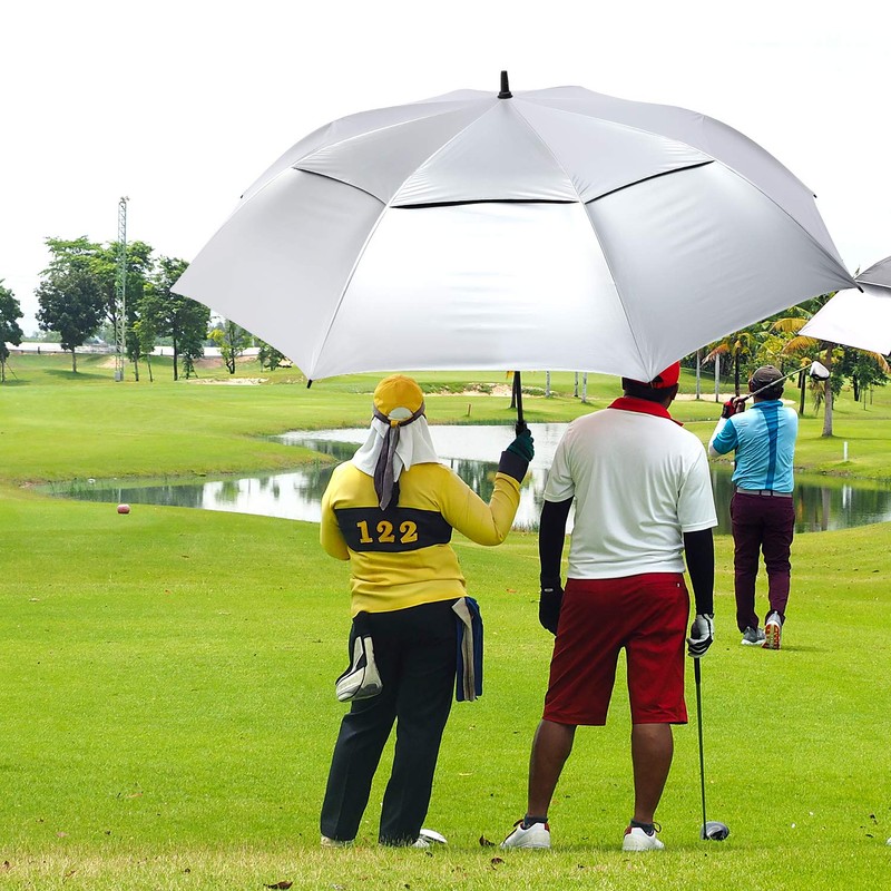 G4Free 72 Inch Huge Golf Umbrella UV Protection Auto Open