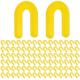 U Plastic Shims for. Horseshoe Shim Shape 1/8 Inch Tile Spacers.Tile Leveler Spacers (500 yellow 1/8)