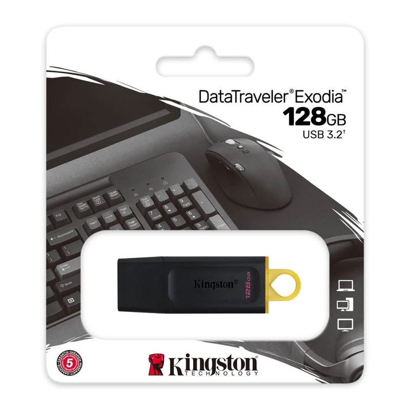 PSA Kit/Paquete 5 Piezas Memoria USB 128GB Exodia 3.2 (DTX/128GB)