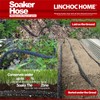 LINCHOC HOME Soaker Hose 50FT 5/8 Inch with Solid Brass