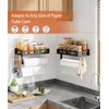 Paper Towel Holder Wall Mount for Kitchen, One-Handed Tear, Bathroom