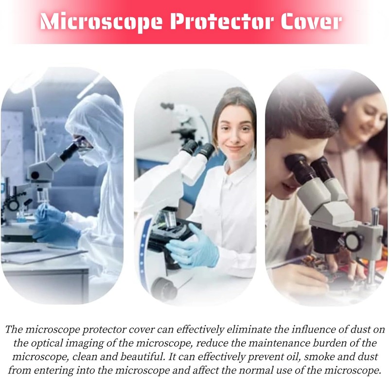 Microscope Dust Cover Microscope Protector Cover 800x650mm PVC Dustproof Protective