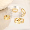WFYOU 14K Gold Filled Rings for Women Non Tarnish Dainty