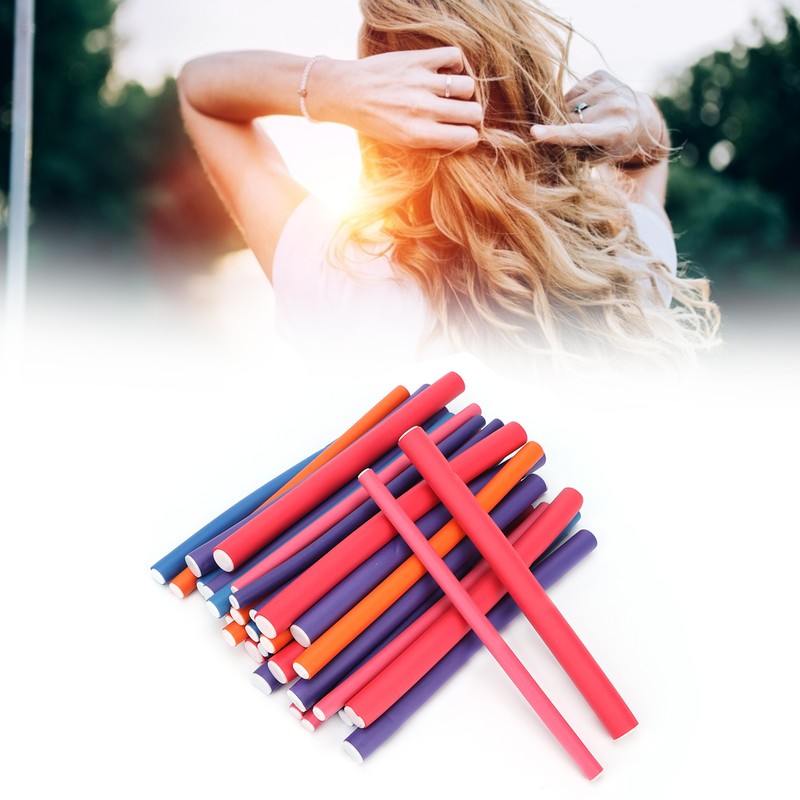 36Pcs Flexible Hair Curling Rods No Heat Soft Bendy Hair