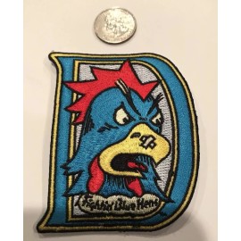 University of Delaware Fightin Blue Hens embroidered iron on patch 3 1/2”x 2 3/4