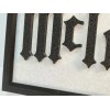 McIntosh Subdued Classical Design McIntosh Lettering Sign in Black on