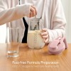 Momcozy Jarra De Almacenar Leche Materna 28oz Cristal Rosa