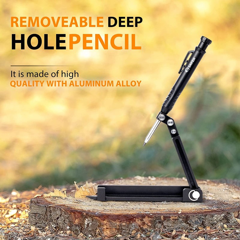 Saker Multi-function Scribing Tool- Construction Pencil- Aluminum Alloy Scribe Tool