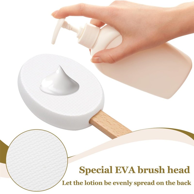 Lotion Applicator for Back 17'' Long Handled Back Cream Applicator