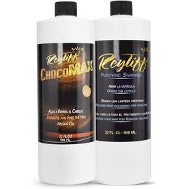 keratin treatment chocolate 32 oz with argan oil+ 32 oz purifying champoo