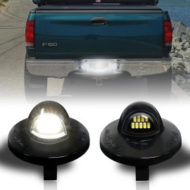 ErsatzProfiOnline for 1983-2011 Ford Ranger 2 x License Plate Lamp Rear Bumper Tag Lights