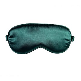 WESTEND CHOICE Sleep Mask Soft Satin Silk Eye Mask for Men Women Eye Blindfold for Travel Light Blocking Night Sleep Mask Comfortable Blackout Sleeping Mask (Dark Green)