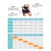 BALEAF Pantalones cortos acolchados 4D para mujer, ropa interior de