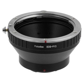 Fotodiox Lens Mount Adapter, Canon EOS Lens to Pentax Q-Series Camera, fits Pentax Q Mirrorless Cameras, fits EOS EF, and EF-S Lenses