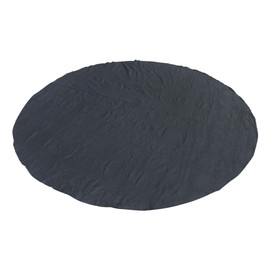 findmall 12ft Swimming Grounds Cloth Heavy Duty Round Pool Liner Pad for Above Ground Swimmings Pools Seamless Black
