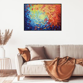 Hopgo 1000 Piece Puzzle for Adults, Colorful Swirl Challenging Jigsaw Puzzle, Difficult Puzzles for Adults 27.5"x19.6"