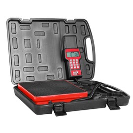 BIG RED Upgraded Refrigerant HVAC Freon Scale: LCD Screen, 5g High Precision Electronic Refrigerant, Charging Weight Scale with Portable Case, 4 Measurement Unit Options - 220lb