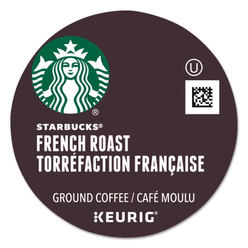 Starbucks Coffee K-Cup Pods, French Roast, Dark Roast Coffee, Notes