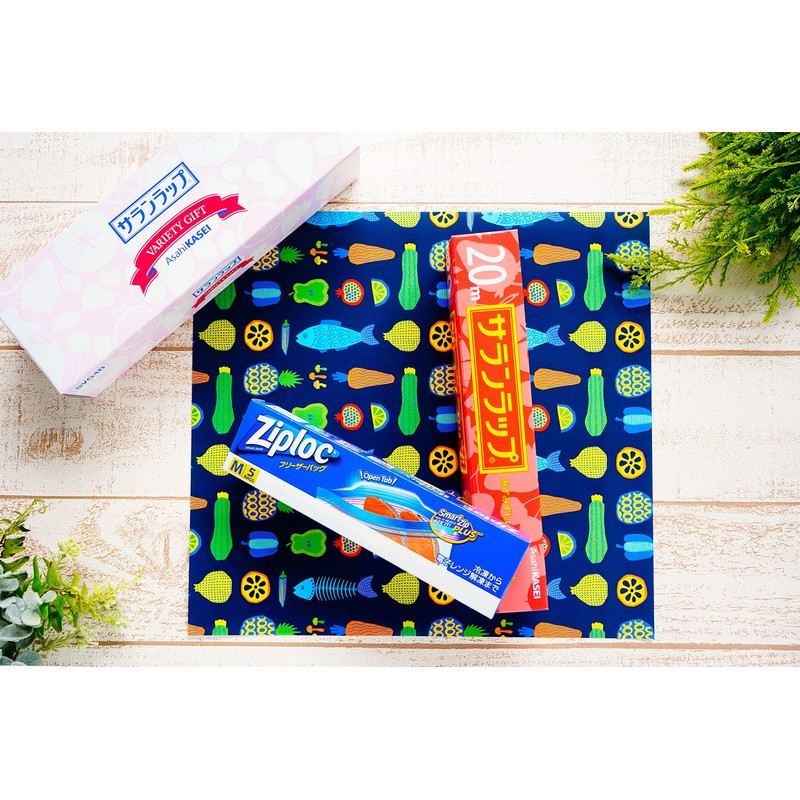 [Set of 3] [Scandinavian Style Design Saran Wrap, Ziplock, Moving,