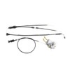 GOOFIT Throttle Gas Cable + Carburetor Carb for PY50 QT50