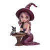Nemesis Now Agatha Witch Figurine, Purple, 15cm