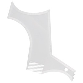 Beard Shaping Tool - Transparent Beard Comb Beard Styling Template for Men's Beard Line Up & Edging